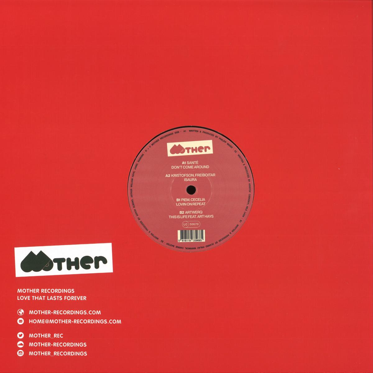 Various - MOTHERV004 (VINYL 12" Mother) | NEW - TECH HOUSE *NEW*