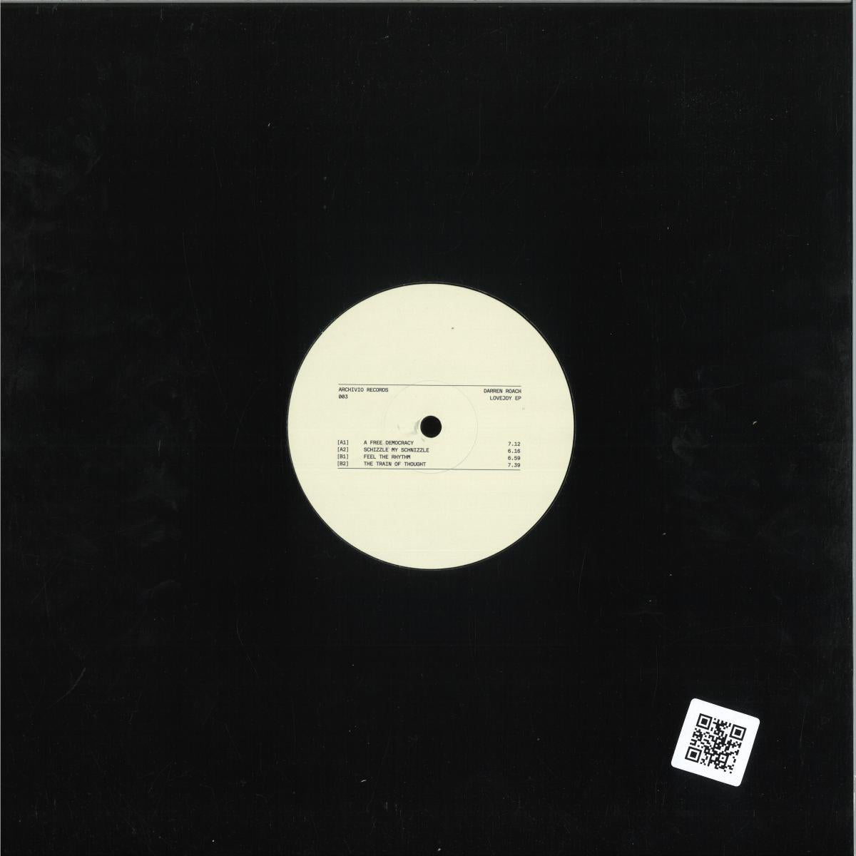 Darren Roach - Lovejoy (VINYL 12" Archivio Records ARCH003) | NEW Mint (M) Mint (M) - TECH HOUSE *NEW*
