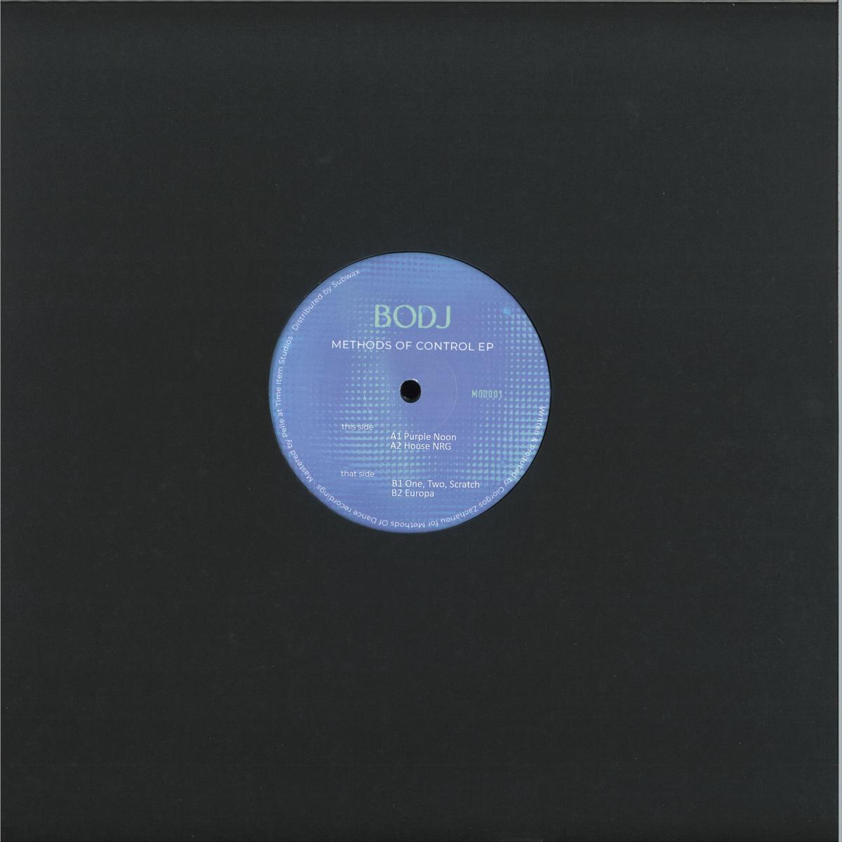 BODJ - (PRESALE 08/04/26) Methods of Control EP (VINYL 12" Methods of Dance MOD001) | NEW Mint (M) Mint (M) - TECH HOUSE *NEW*