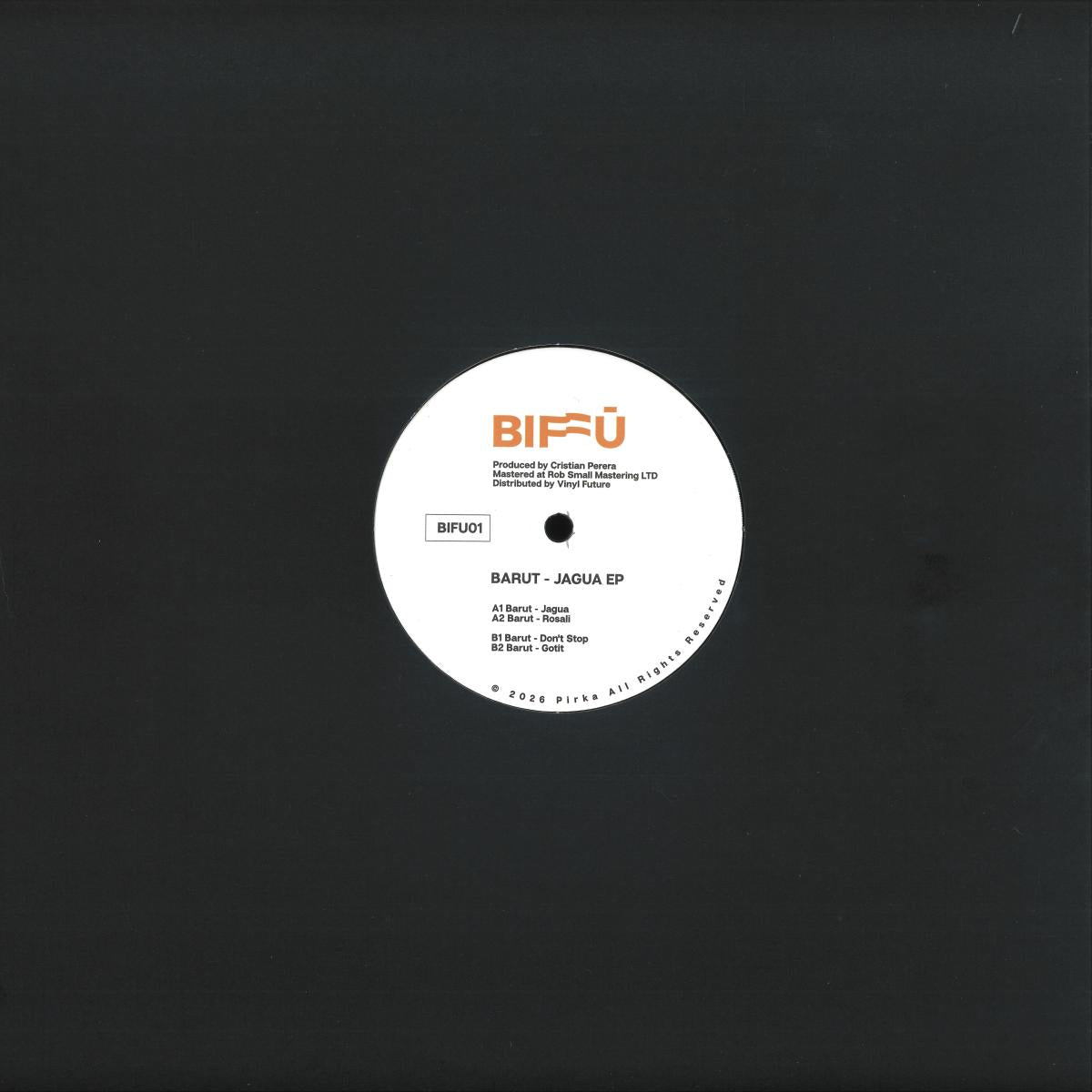 Barut - Jagua EP (VINYL 12" BIFÜ BIFU01) | NEW Mint (M) Mint (M) - TECH HOUSE *NEW*