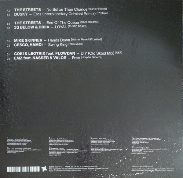 Fabric Presents The Streets (2xVINYL) | Mint (M) Mint (M) - TECH HOUSE *NEW*