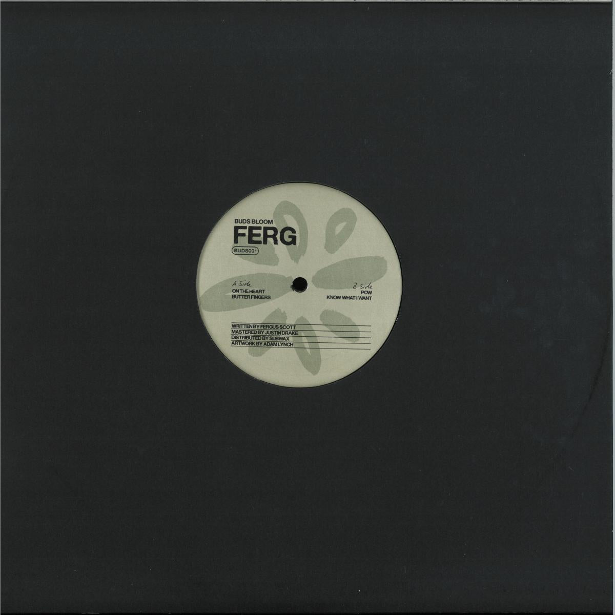 Ferg - Buds Bloom 001 (VINYL 12" Buds Bloom BUDS001) | NEW Mint (M) Mint (M) - TECH HOUSE *NEW*