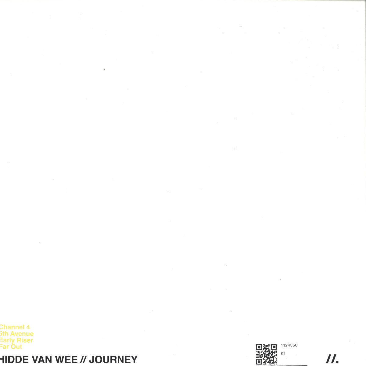 Hidde Van Wee - Journey (VINYL 12" Homegrown) | NEW - TECH HOUSE *NEW*