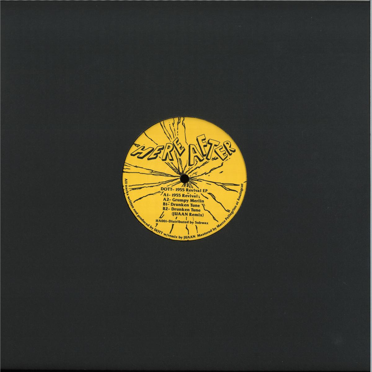 DOTT - 1955 Revival (VINYL 12" Hereafter) | NEW - TECH HOUSE *NEW*