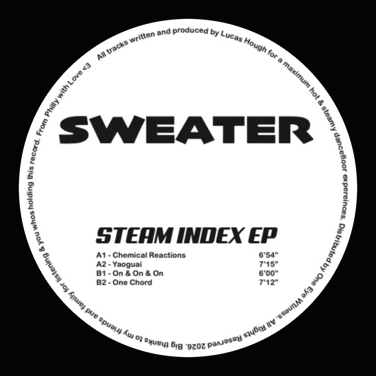 Sweater - (PRESALE 08/05/26) Steam Index (VINYL 12" Sauna SAUNA001 2026) | NEW - TECH HOUSE *NEW*