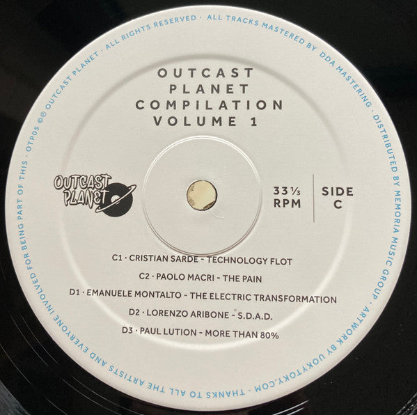 Outcast Planet Compilation Vol.1 (2xVINYL) | Mint (M) Mint (M) - TECH HOUSE *NEW*