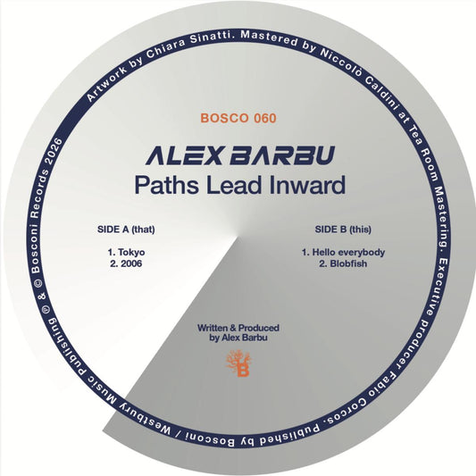 Alex Barbu - (PRESALE 11/5/26) Paths Lead Inward (VINYL 12" Bosconi) | NEW - TECH HOUSE/TRANCE *NEW*