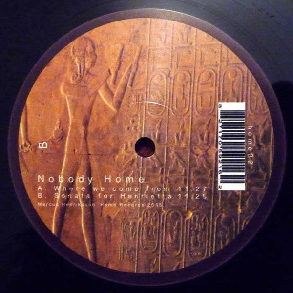 Nobody Home (3) - Where We Come From EP | Excellent (EX) Generic - TECH HOUSE / USED *EXCELLENT*