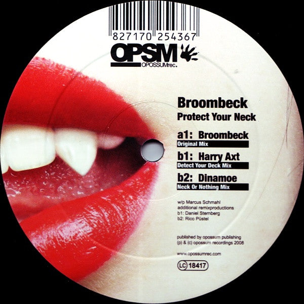 Protect Your Neck (VINYL) | Near Mint (NM) Near Mint (NM) - TECH HOUSE / USED *NEAR MINT-*