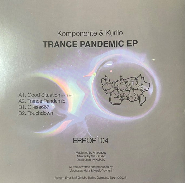 Trance Pandemic EP | Mint (M) Mint (M) - TECH HOUSE