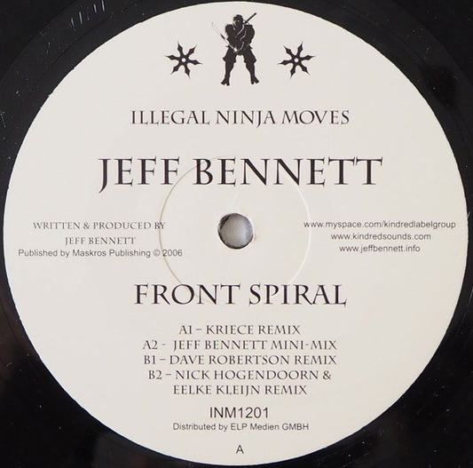 Jeff Bennett Front Spiral 12" Mint (M) Generic