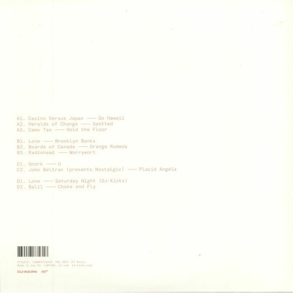 DJ-Kicks (2LP Gatefold) | Mint (M) Mint (M) - TECHNO *NEW*