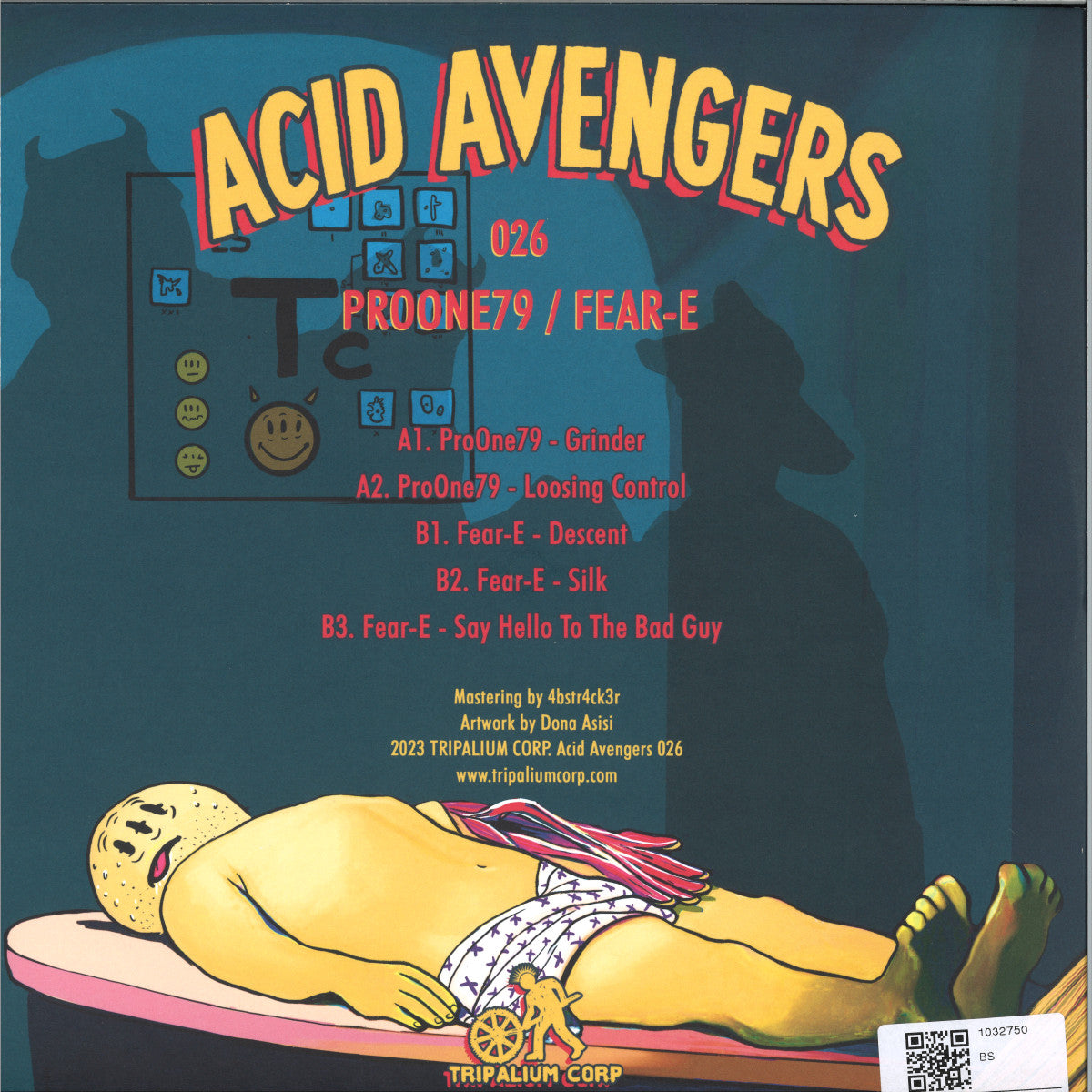 Proone79 / Fear-E - Acid Avengers 026 (VINYL 12" Acid Avengers) | NEW - TECHNO/ACID *NEW*