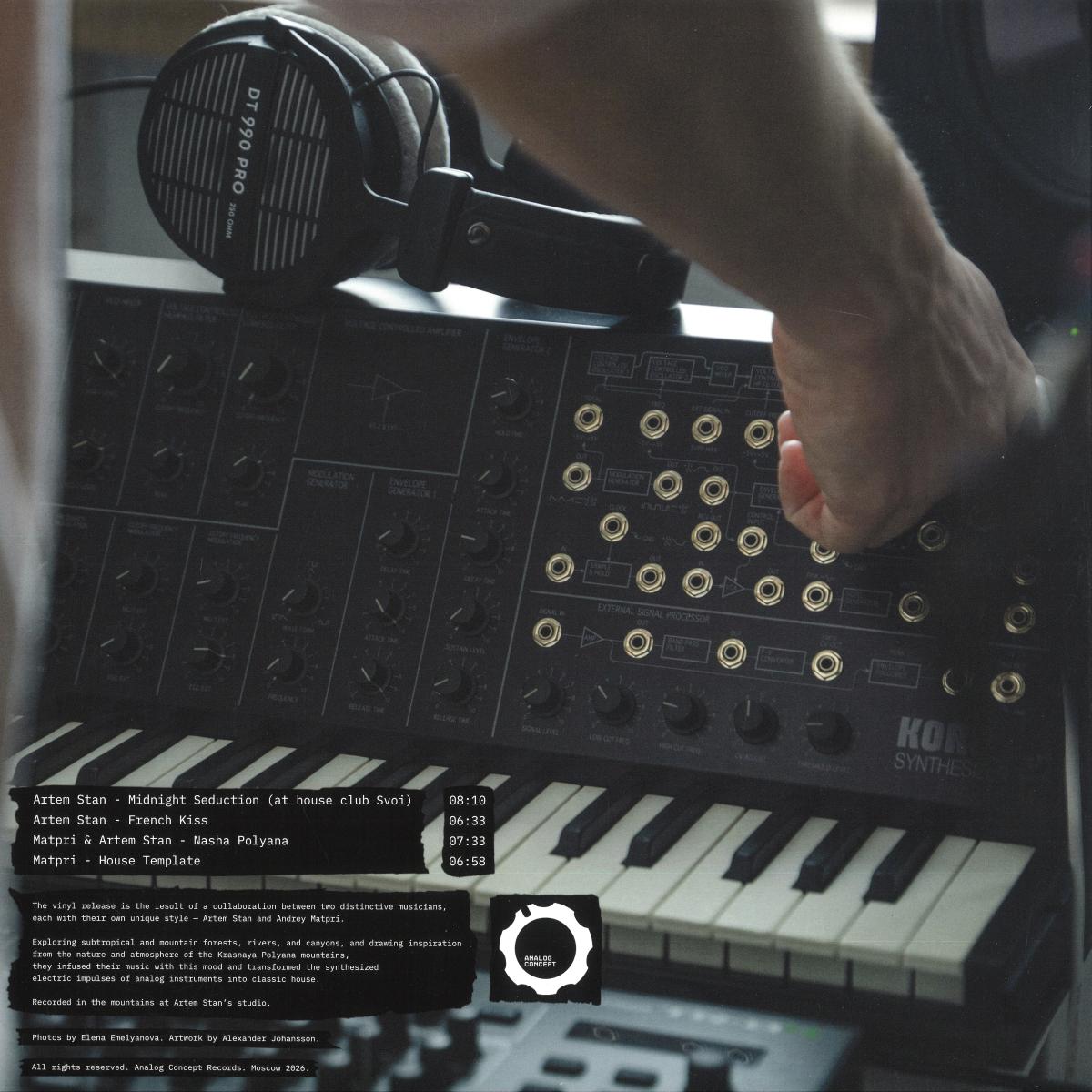 Artem Stan & Matpri - Nasha Polyana (VINYL 12" Analog Concept) | NEW Mint (M) Mint (M) - TECHNO/ACID *NEW*