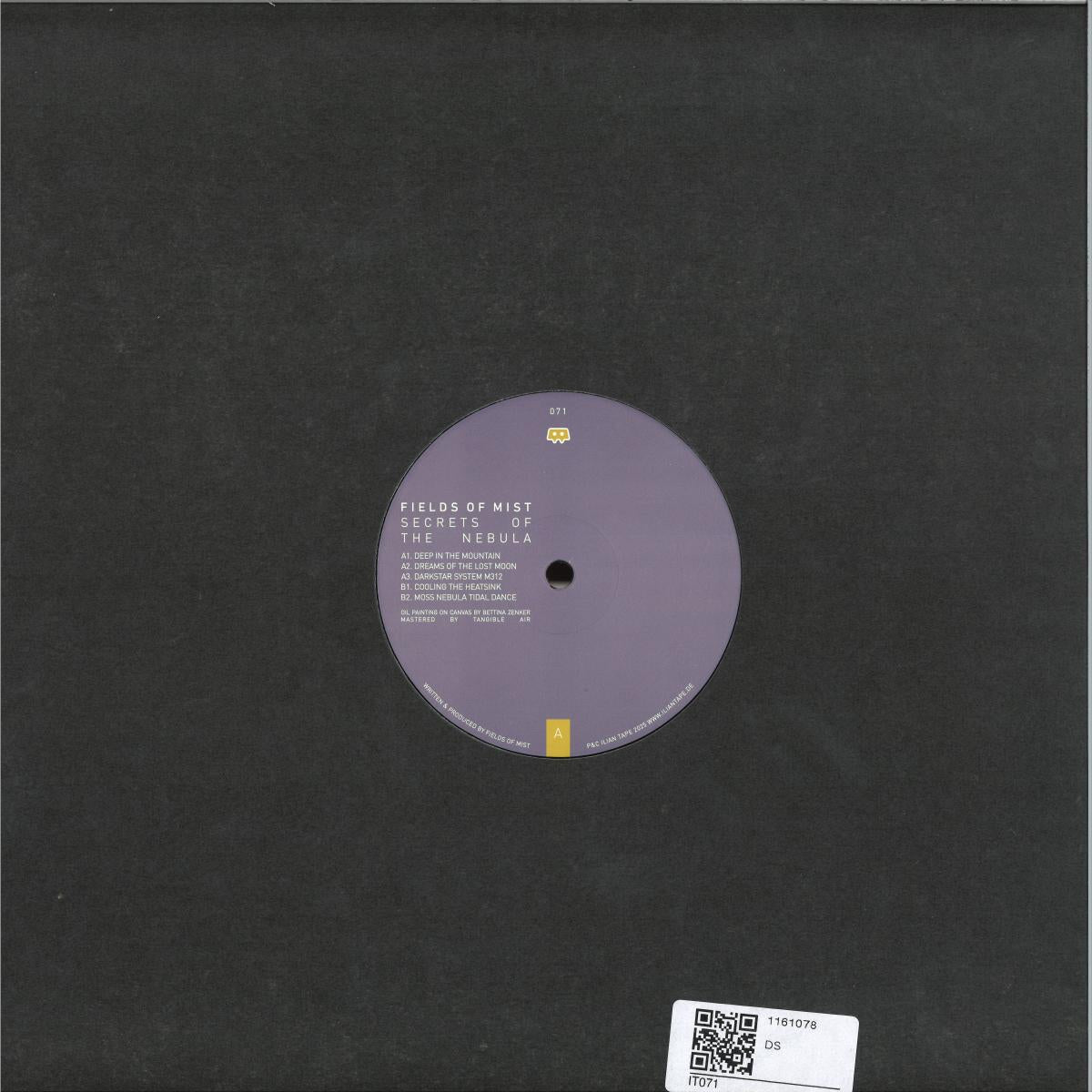 Fields Of Mist - Secrets Of The Nebula (VINYL 12" Ilian Tape) | NEW Mint (M) Mint (M) - TECHNO/DUB *NEW*