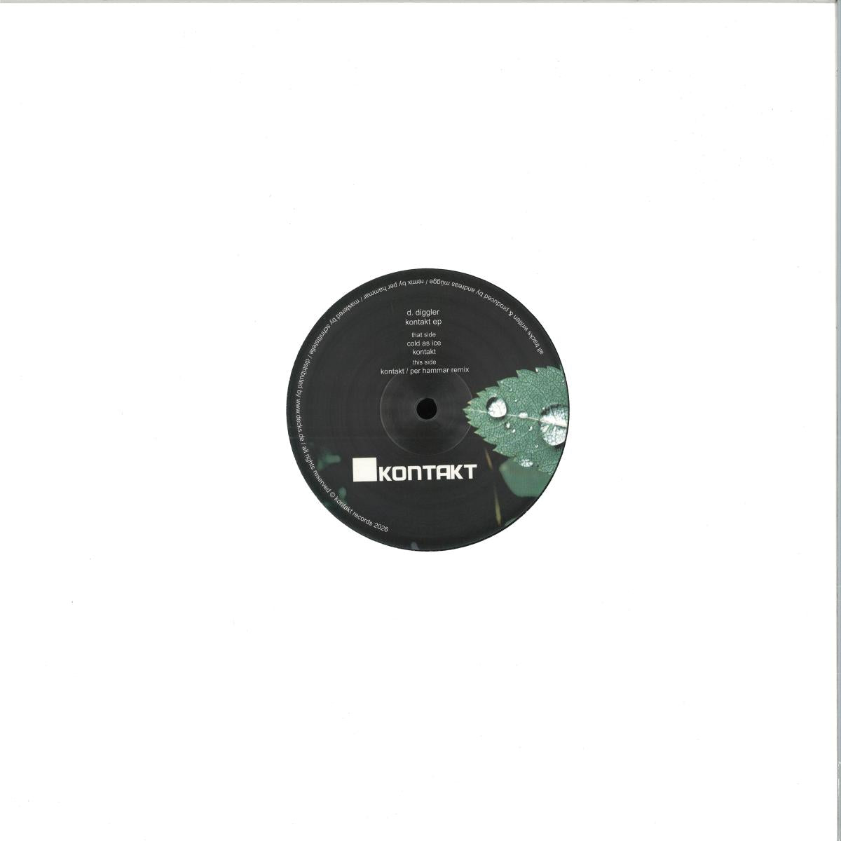 D. Diggler - Kontakt (VINYL 12" Kontakt) | NEW - TECHNO/DUB *NEW*