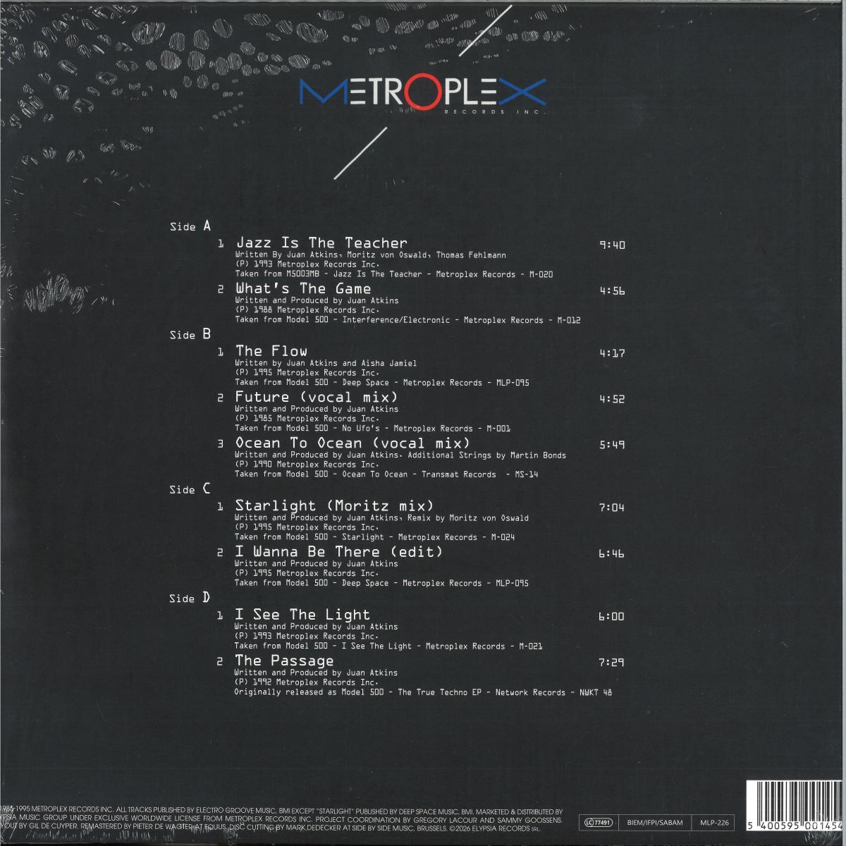 Model 500 - Classics Vol. 2 (VINYL 2xLP Metroplex) | NEW Mint (M) Mint (M) - TECHNO/ELECTRO *NEW*