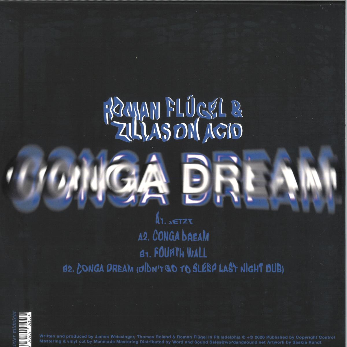 Roman Flügel & Zillas On Acid - Conga Dream (VINYL 12" Sister Midnight Special Products) | NEW - TECHNO/ELECTRO *NEW*