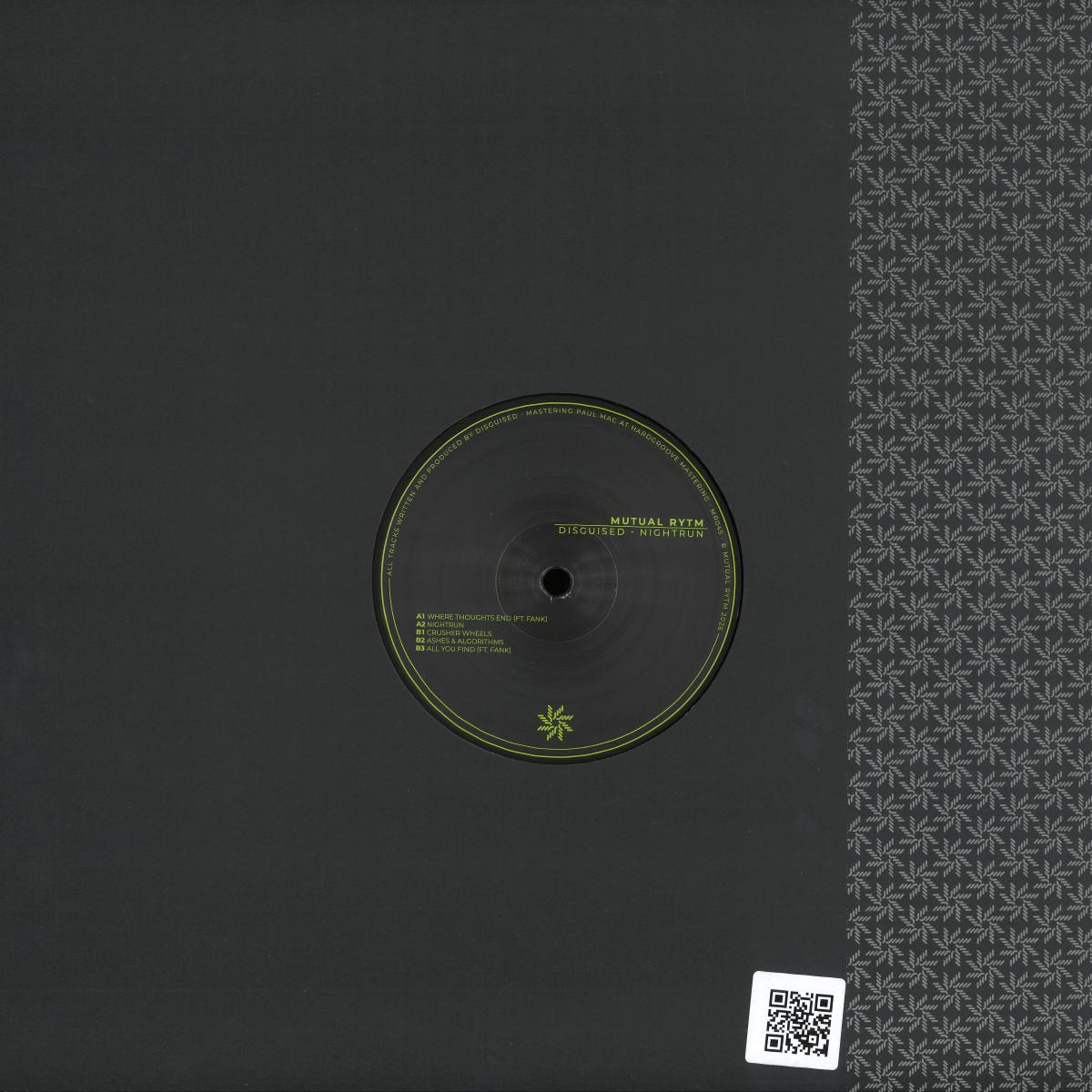 Disguised - Nightrun (VINYL 12" Mutual Rytm) | NEW Mint (M) Mint (M) - TECHNO *NEW*