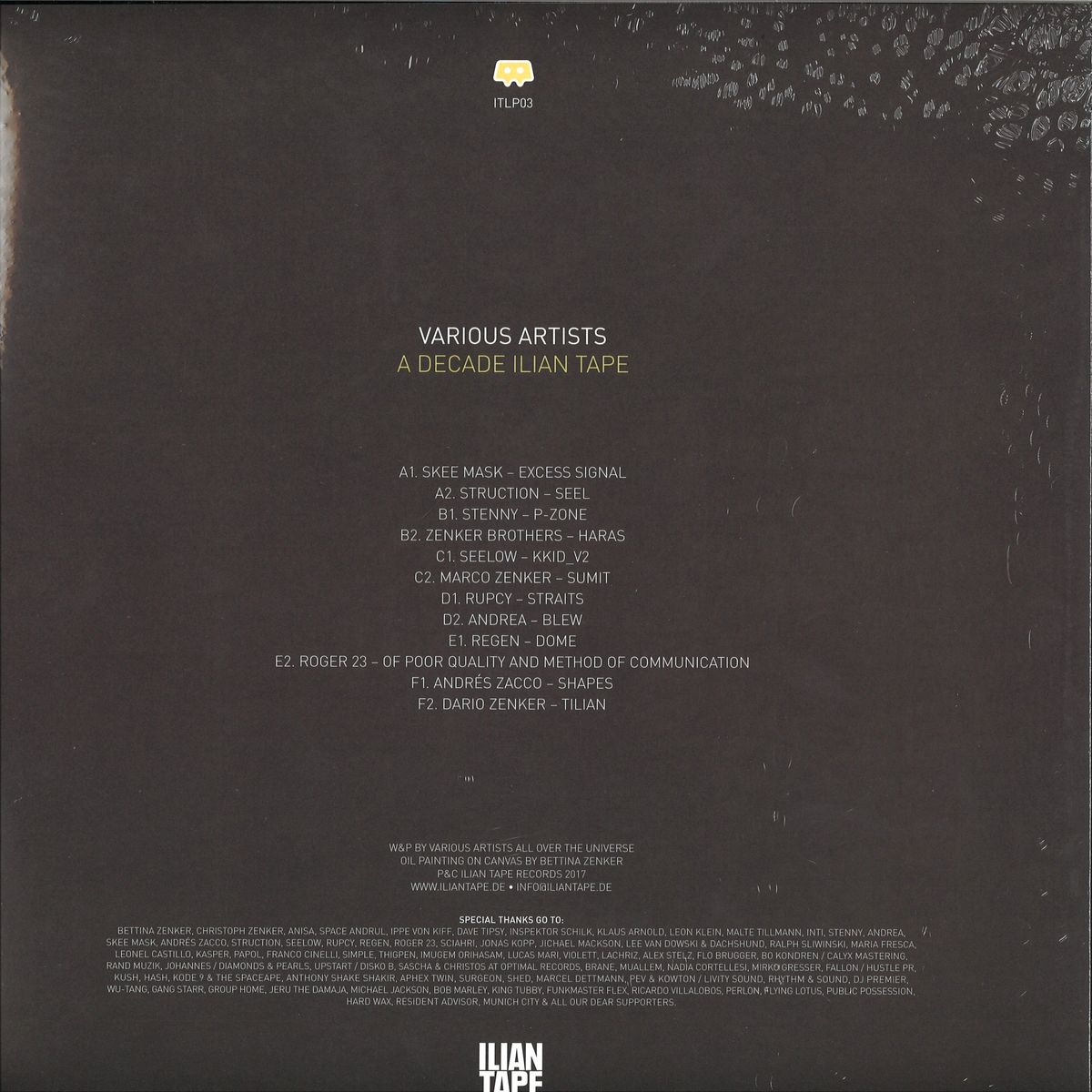 Various - A Decade Ilian Tape (VINYL 3x12" Ilian Tape) | NEW - TECHNO *NEW*