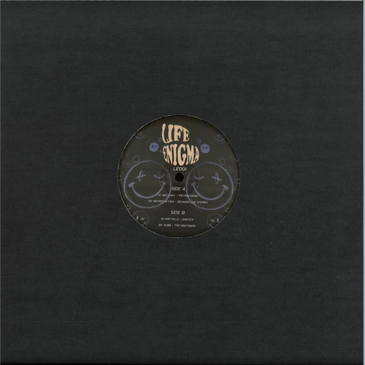 Various - Life Enigma 001 (VINYL 12" Life Enigma LE001) | NEW Mint (M) Mint (M) - TECHNO *NEW*