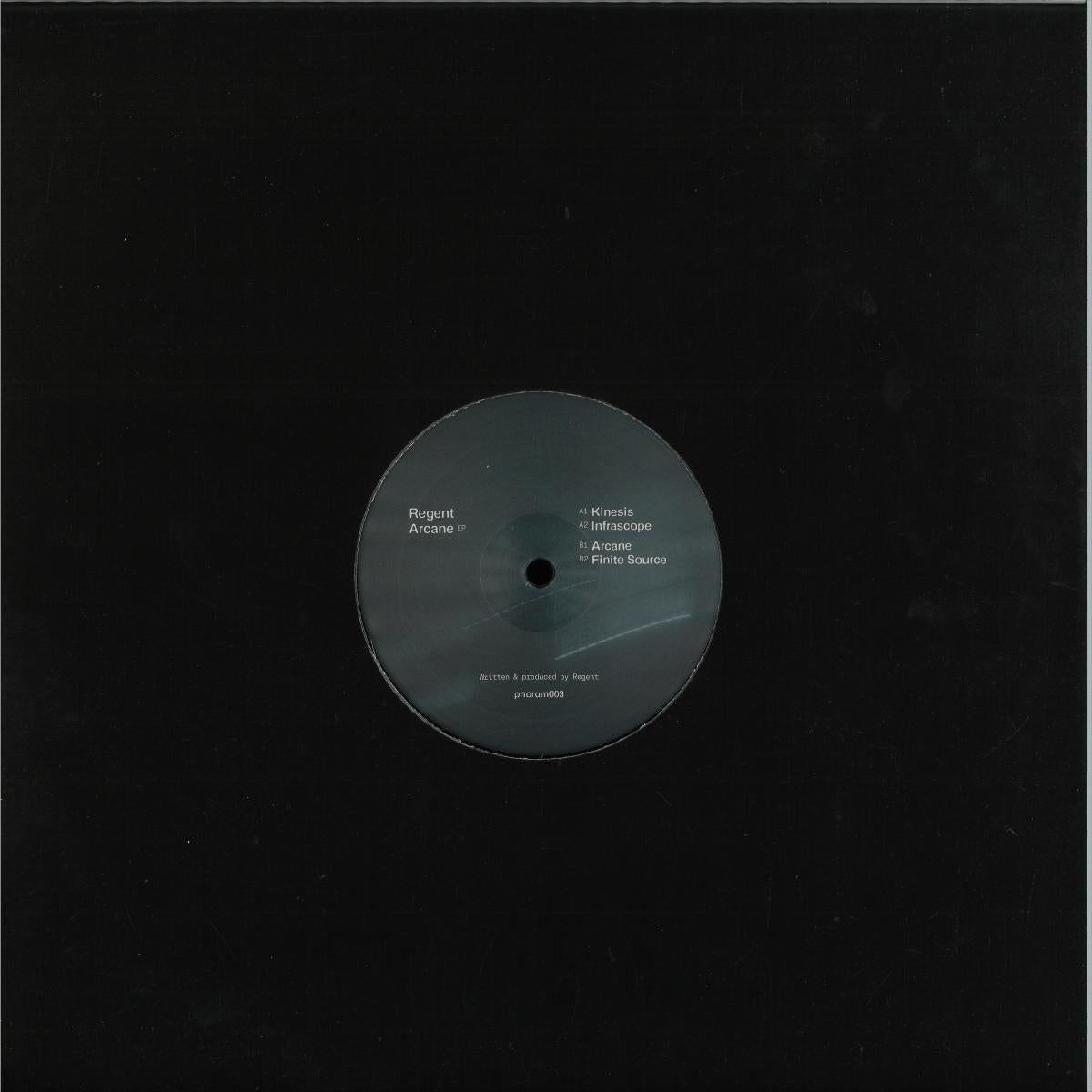 Regent - Arcane (VINYL 12" Phorum) | NEW - TECHNO *NEW*