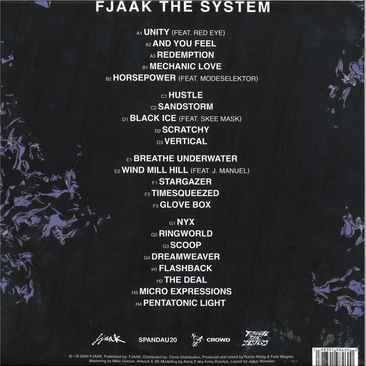 FJAAK - FJAAK THE SYSTEM (VINYL 4xLP Fjaak) | NEW - TECHNO *NEW*