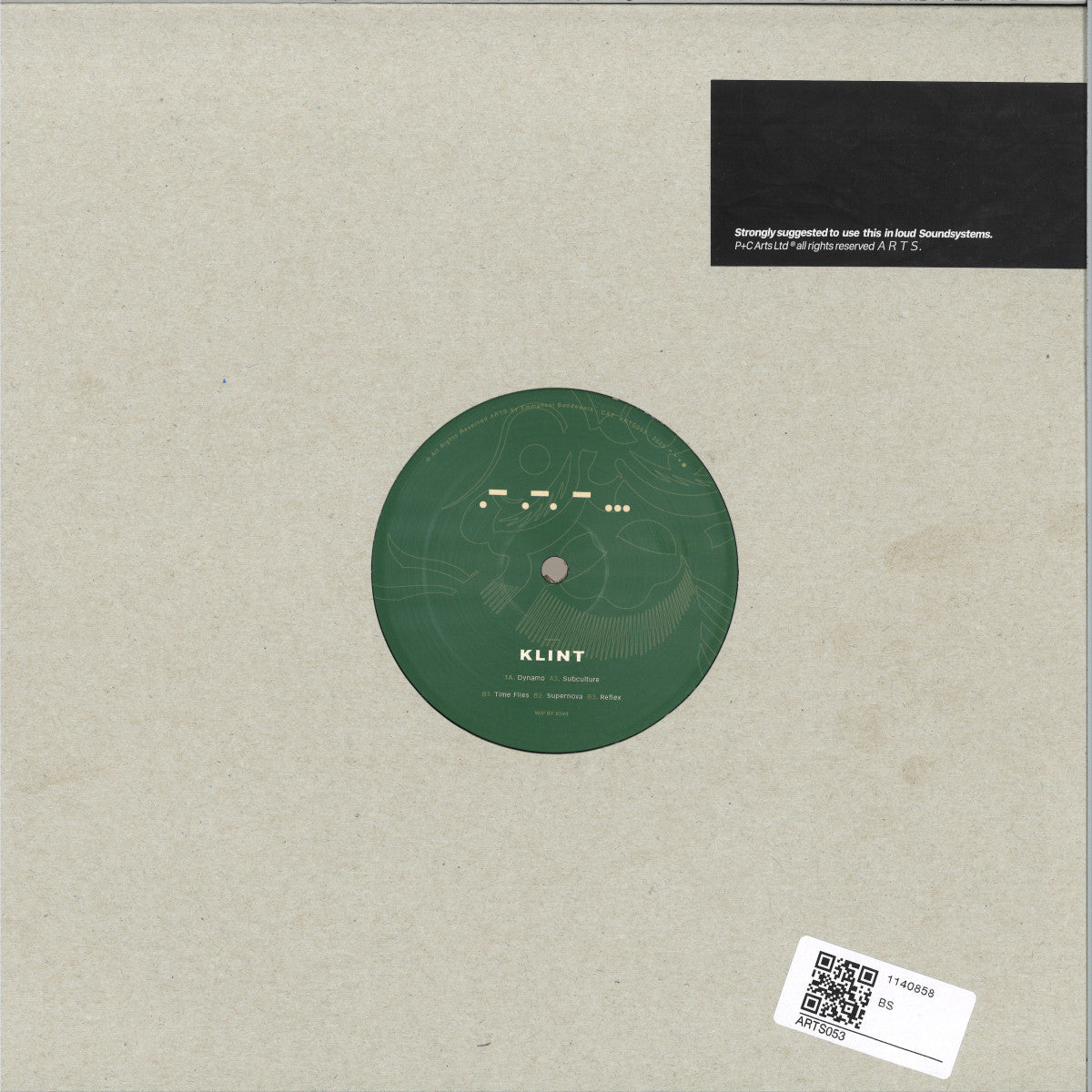Klint - Dynamo (VINYL 12" ARTS) | NEW - TECHNO *NEW*