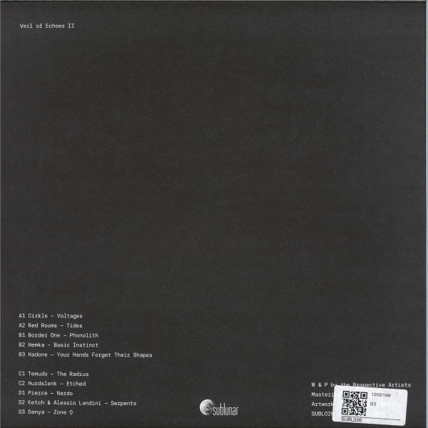 Veil Of Echoes II (2xVINYL) | - TECHNO *NEW*