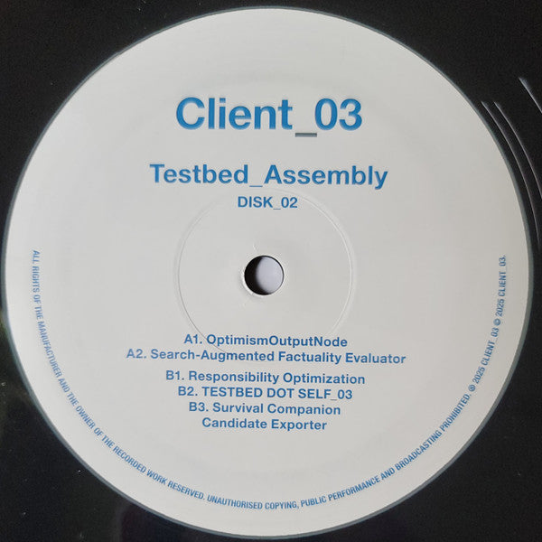 Testbed_Assembly (BOX SET VINYL) | Mint (M) Mint (M) - TECHNO *NEW*