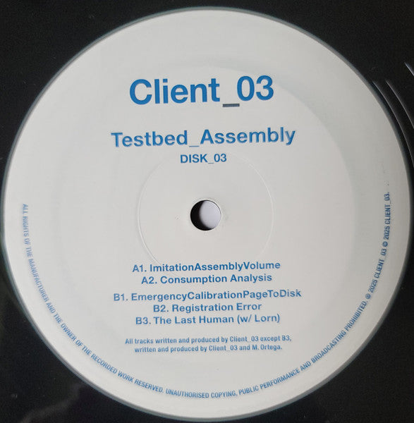 Testbed_Assembly (BOX SET VINYL) | Mint (M) Mint (M) - TECHNO *NEW*