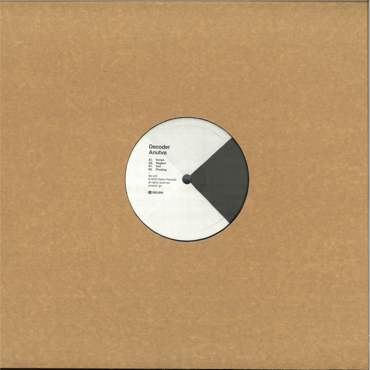 Decoder - Anutva (VINYL 12" Delsin) | NEW - TECHNO *NEW*