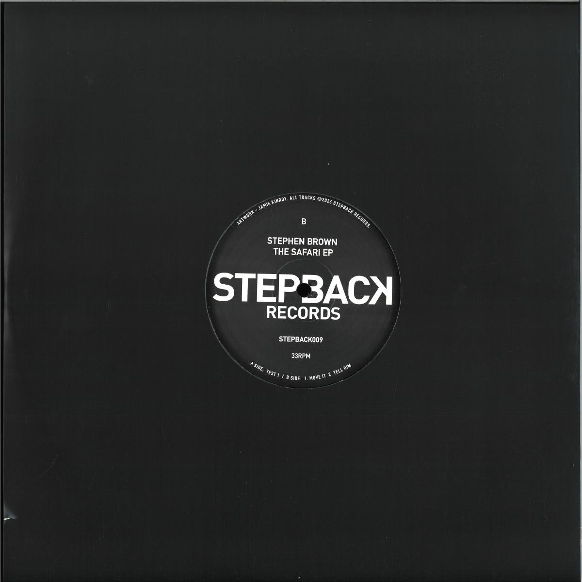 Stephen Brown - The Safari (VINYL 12" Stepback) | NEW - TECHNO *NEW*