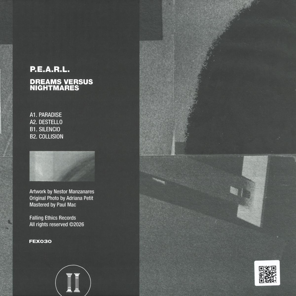 P.E.A.R.L. - Dreams Versus Nightmares (VINYL 12" Falling Ethics) | NEW - TECHNO *NEW*