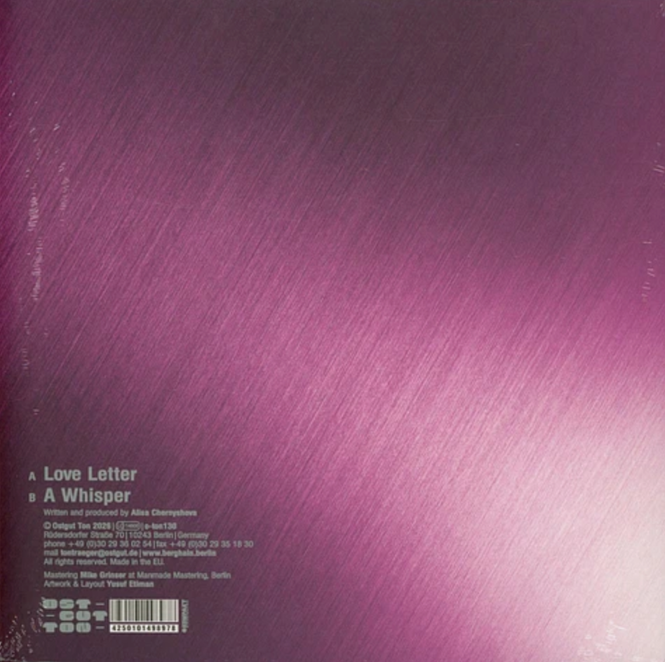 Inox Traxx - Love Letter (VINYL 10" Ostgut Ton OSTGUT130 2026) | NEW - TECHNO *NEW*
