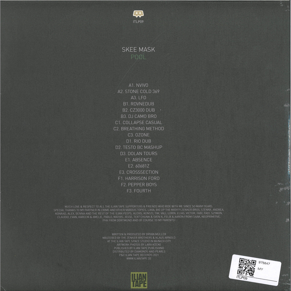 Skee Mask - Pool (VINYL 3xLP Ilian Tape) | NEW - TECHNO *NEW*