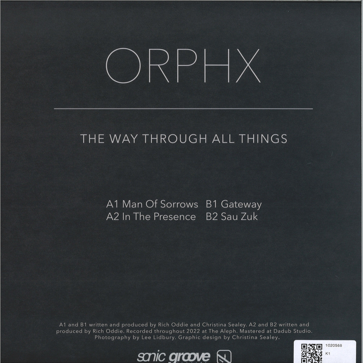 Orphx - The Way Through All Things (VINYL 12" Sonic Groove SG2396 2023) | - TECHNO *NEW*