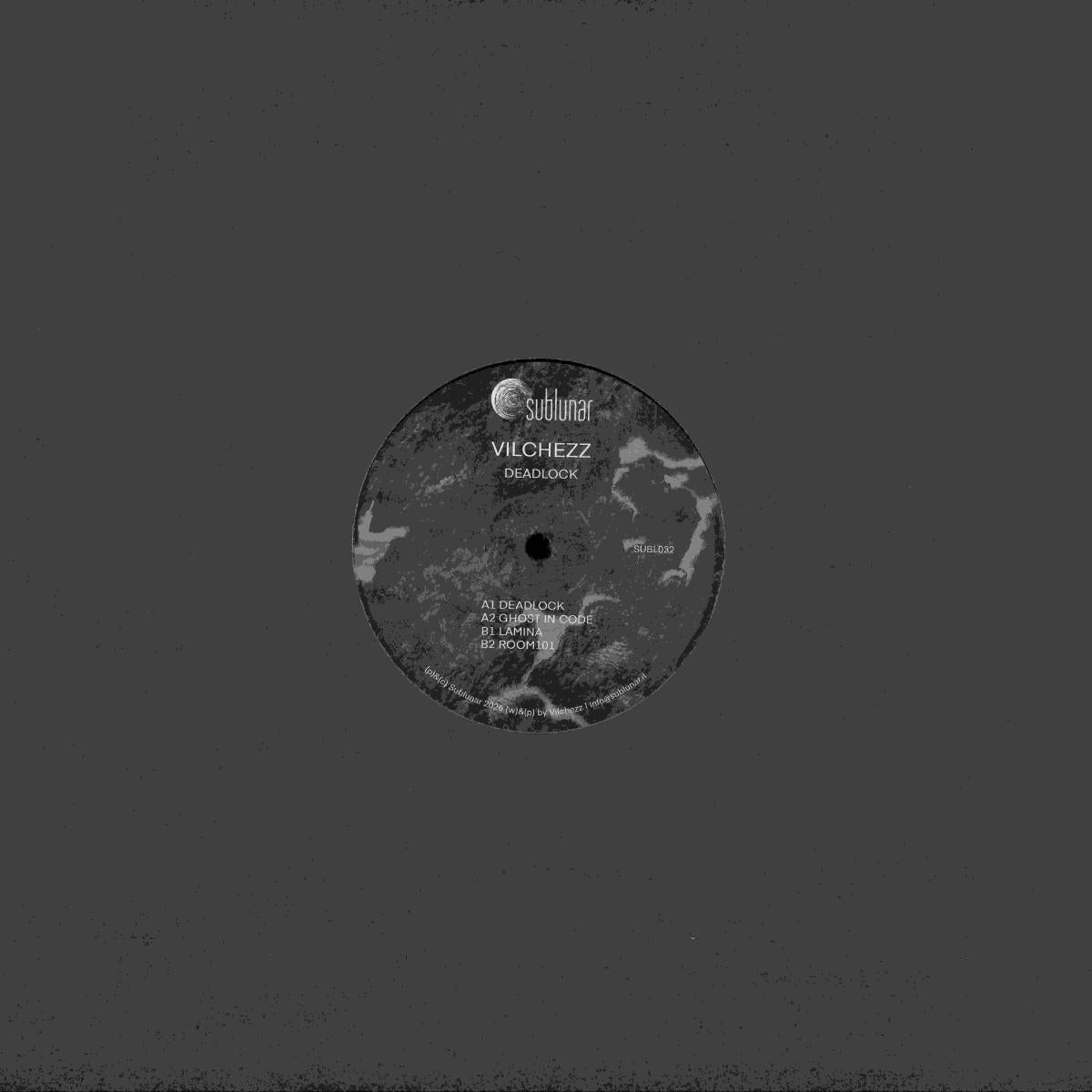 Vilchezz - Deadlock (VINYL 12" Sublunar) | NEW - TECHNO *NEW*