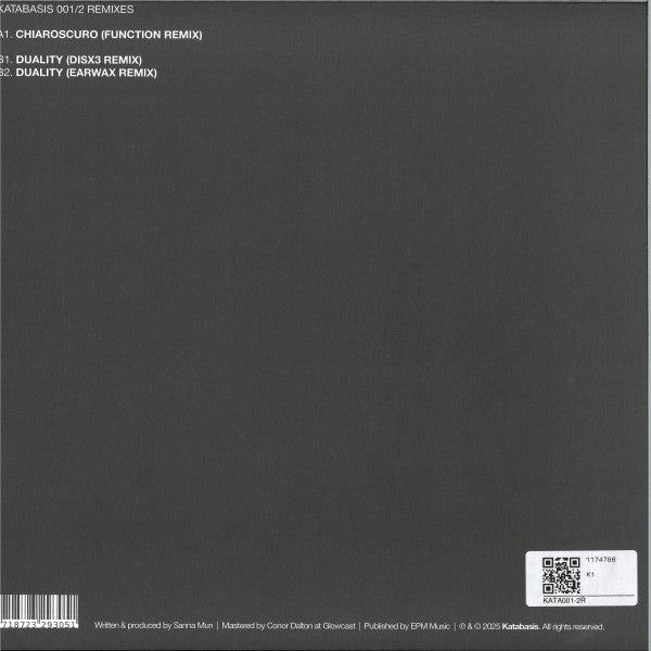 Katabasis 001 / 002 Remixes (VINYL) | Mint (M) Mint (M) - TECHNO *NEW*