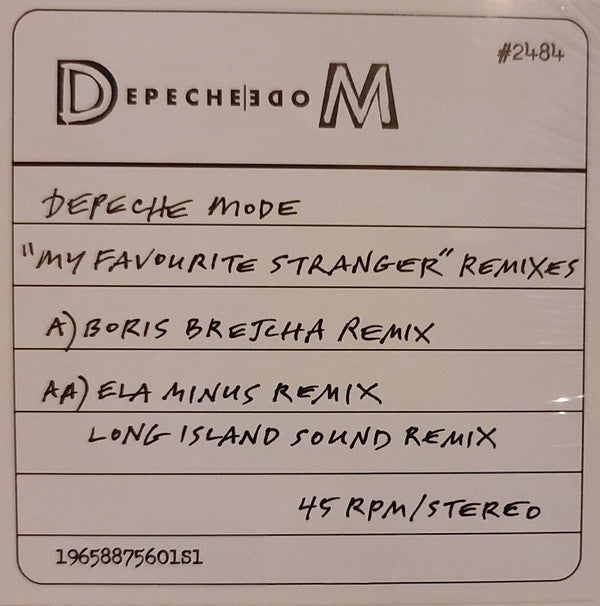 Depeche Mode My Favourite Stranger (Remixes) 12"
