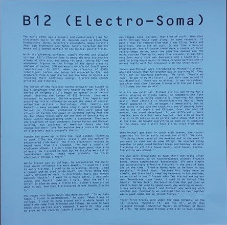 B12 Electro-Soma 2xLP Mint (M) Mint (M)