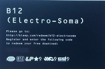 B12 - Electro-Soma | Mint (M) Mint (M) - TECHNO *SEALED*
