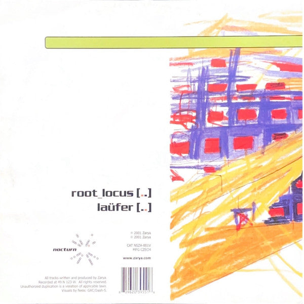 Root_Locus / Laufer (VINYL) | Excellent (EX) Near Mint (NM) - TECHNO / USED *EXCELLENT*