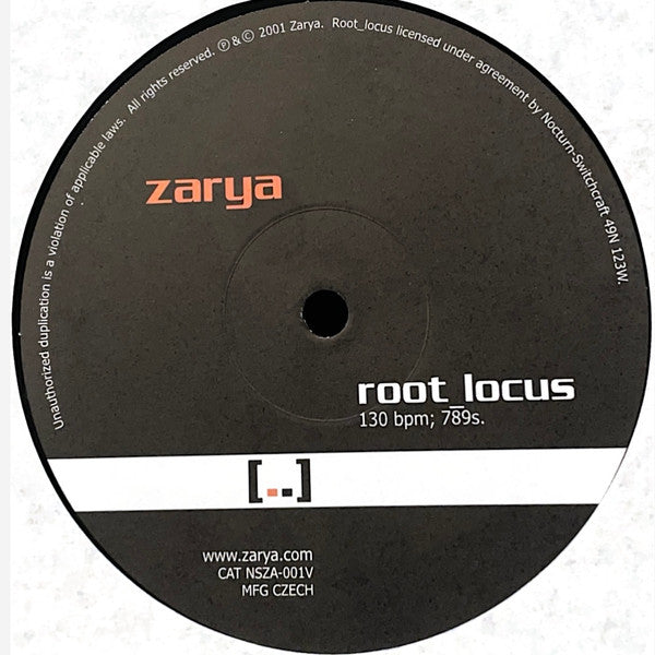 Root_Locus / Laufer (VINYL) | Excellent (EX) Near Mint (NM) - TECHNO / USED *EXCELLENT*