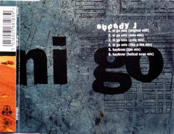 Ni Go Snix (CD) | Near Mint (NM) Near Mint (NM) - TECHNO / USED *NEAR MINT*