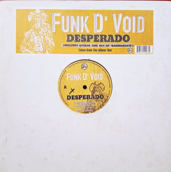 Desperado (VINYL) | Very Good Plus (VG+) Generic - TECHNO / USED *VERY GOOD+*