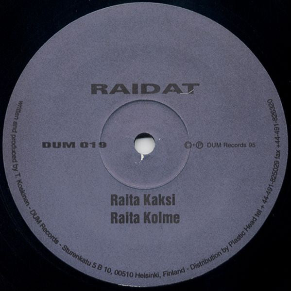 Raidat (VINYL) | Very Good Plus (VG+) Generic - TECHNO / USED *VERY GOOD+*