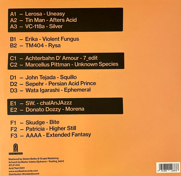 Various 10 Years Of Acid Test 3xLP Mint (M) Mint (M)