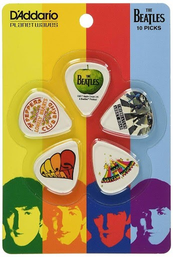 Planet Waves 1CWH610B3 Beatles Guitar Picks Albums 10 Pack Heavy (Guitar Pick) |