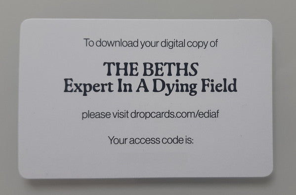 The Beths Expert In A Dying Field Carpark Records LP, Album, Can Mint (M) Mint (M)